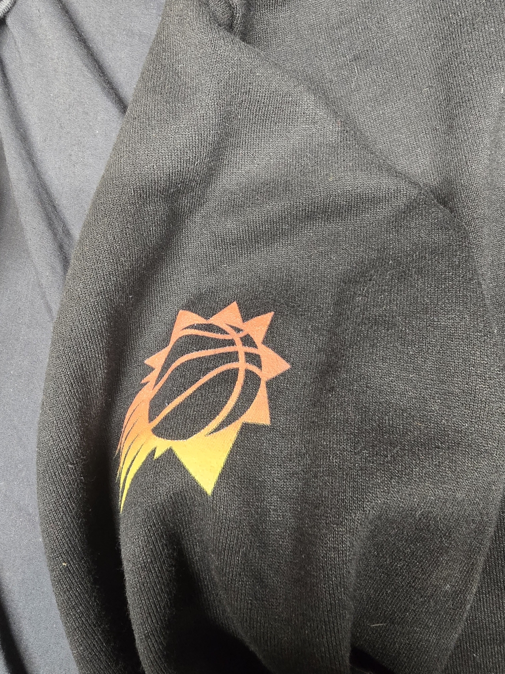 Authmade Phoenix Suns Solar Flare Hoodie Black NBA Pullover Desert Sunset L/XL - Picture 3 of 4